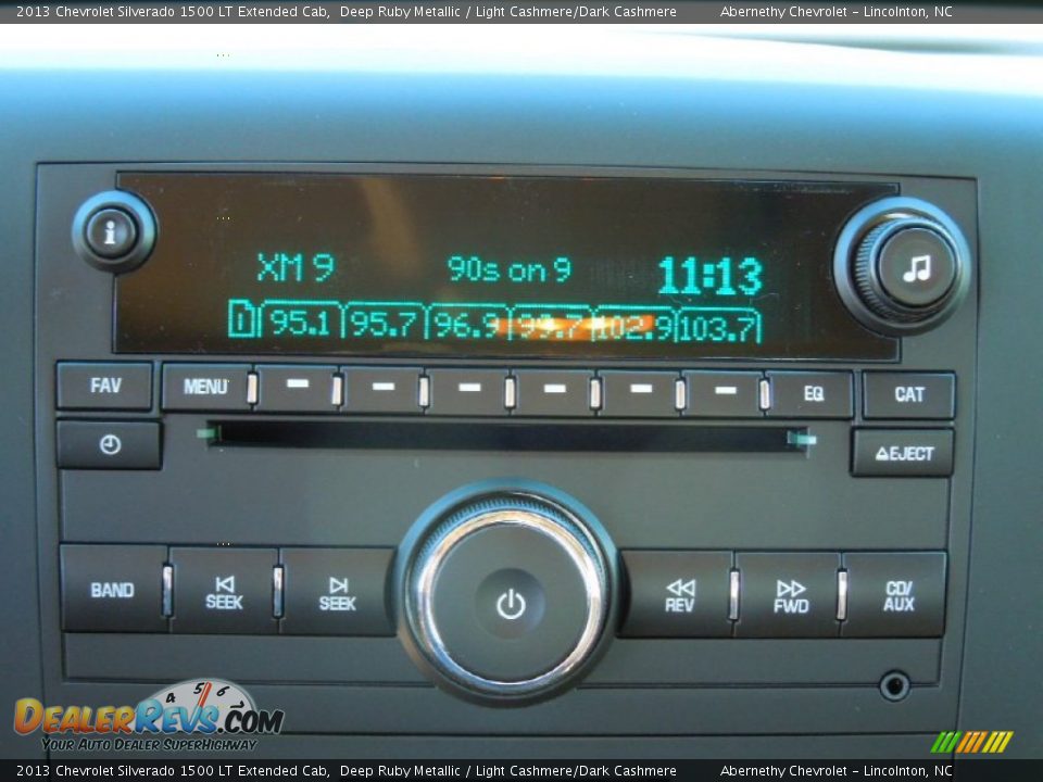2013 Chevrolet Silverado 1500 LT Extended Cab Deep Ruby Metallic / Light Cashmere/Dark Cashmere Photo #13
