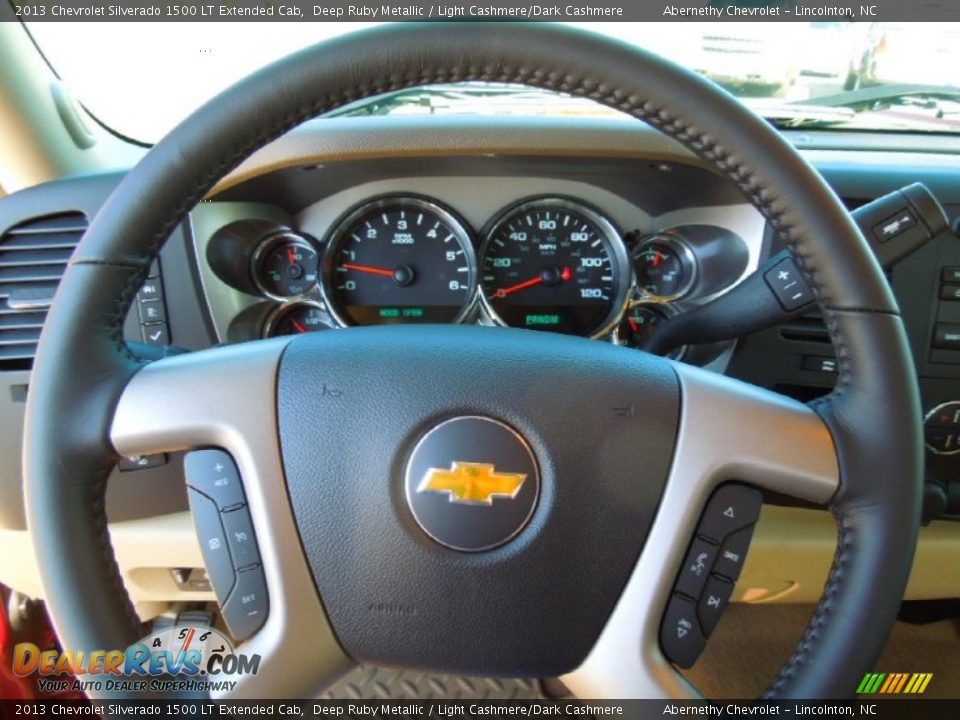 2013 Chevrolet Silverado 1500 LT Extended Cab Deep Ruby Metallic / Light Cashmere/Dark Cashmere Photo #15