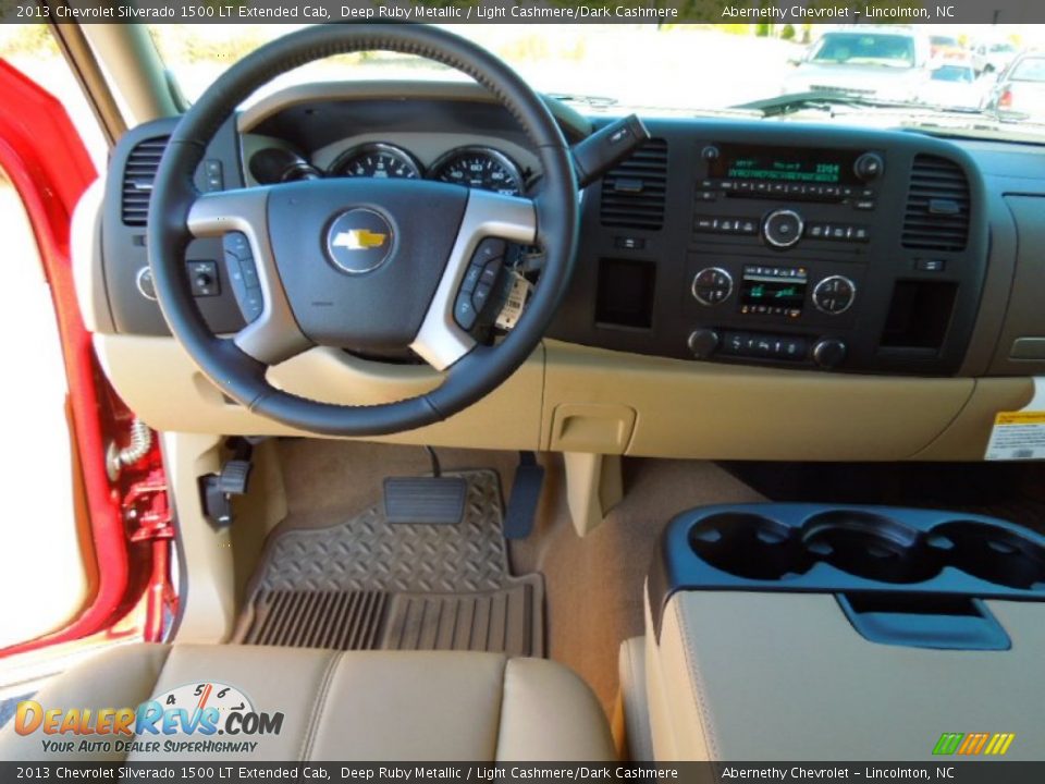 2013 Chevrolet Silverado 1500 LT Extended Cab Deep Ruby Metallic / Light Cashmere/Dark Cashmere Photo #19