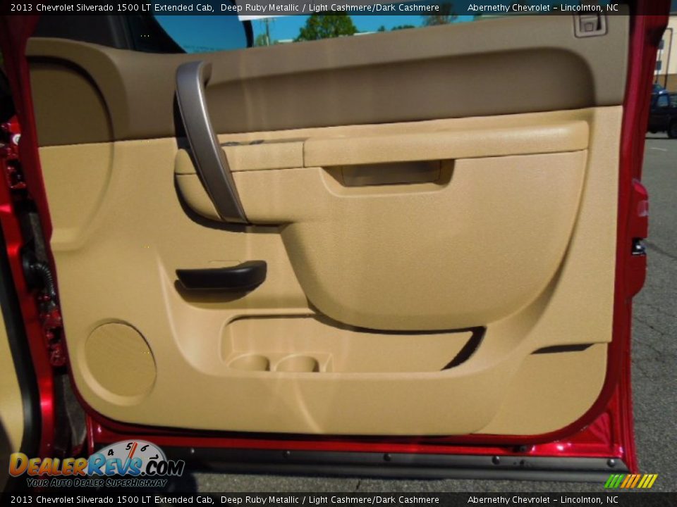 2013 Chevrolet Silverado 1500 LT Extended Cab Deep Ruby Metallic / Light Cashmere/Dark Cashmere Photo #25