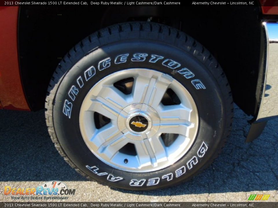 2013 Chevrolet Silverado 1500 LT Extended Cab Deep Ruby Metallic / Light Cashmere/Dark Cashmere Photo #26