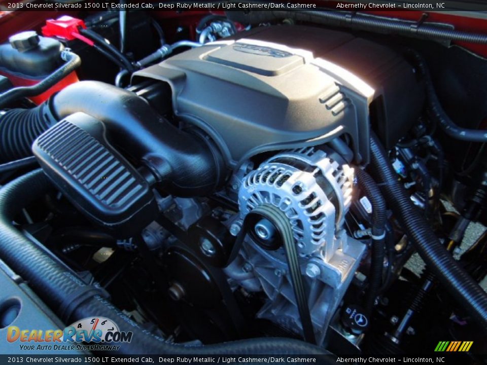 2013 Chevrolet Silverado 1500 LT Extended Cab Deep Ruby Metallic / Light Cashmere/Dark Cashmere Photo #27