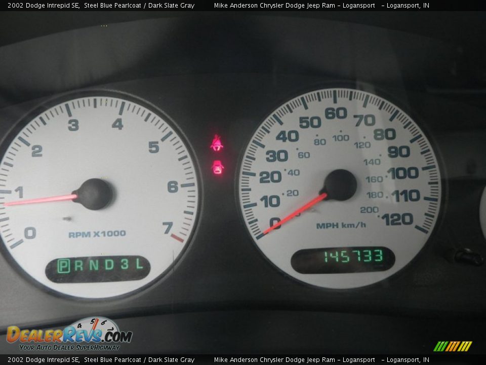 2002 Dodge Intrepid SE Steel Blue Pearlcoat / Dark Slate Gray Photo #12