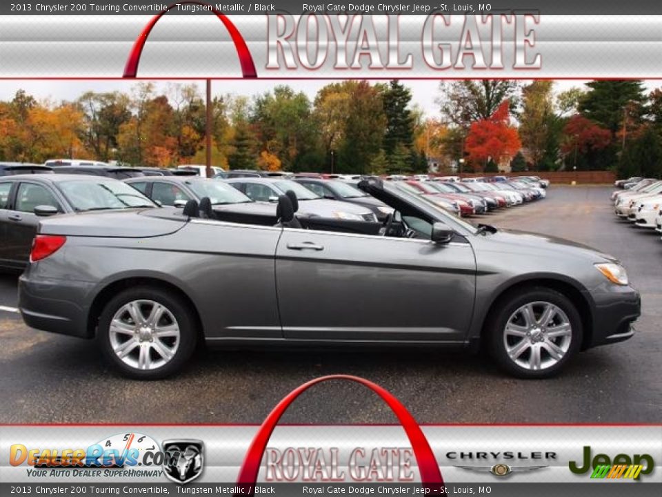 2013 Chrysler 200 Touring Convertible Tungsten Metallic / Black Photo #1