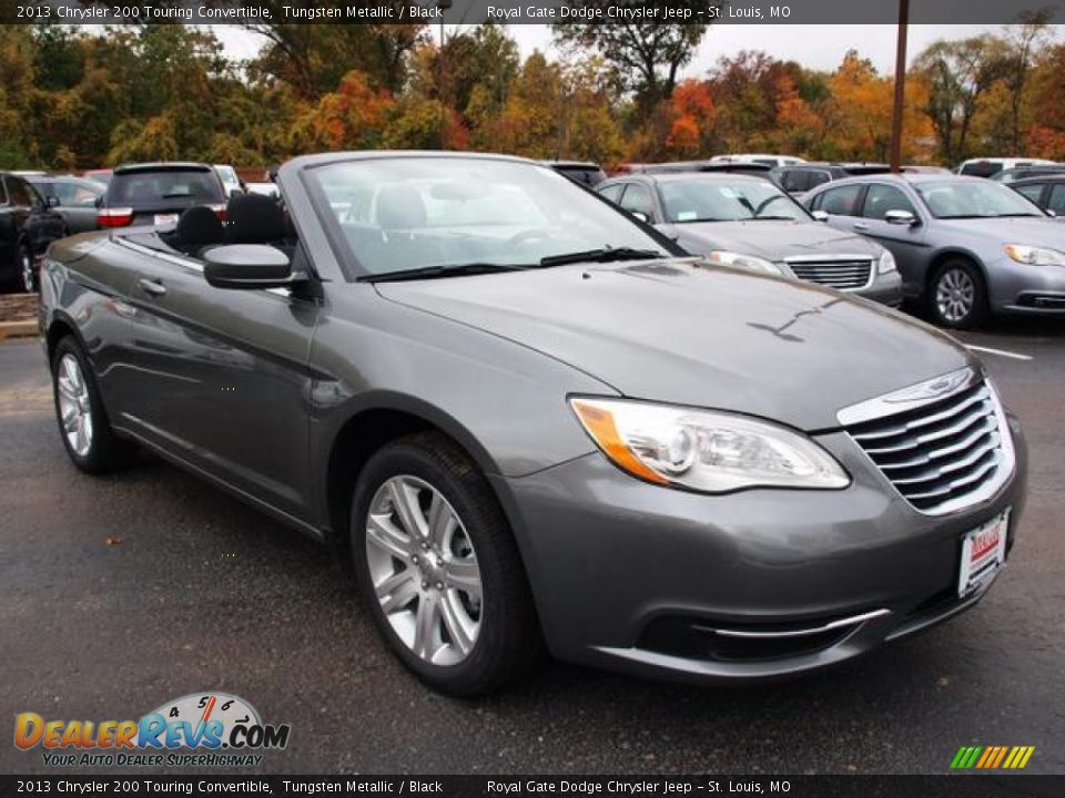 2013 Chrysler 200 Touring Convertible Tungsten Metallic / Black Photo #2