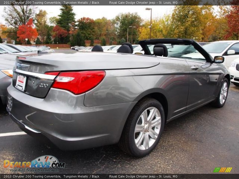 2013 Chrysler 200 Touring Convertible Tungsten Metallic / Black Photo #3