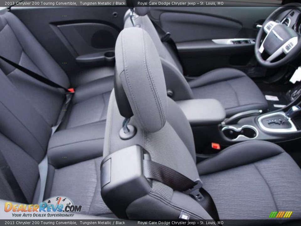 Black Interior - 2013 Chrysler 200 Touring Convertible Photo #4
