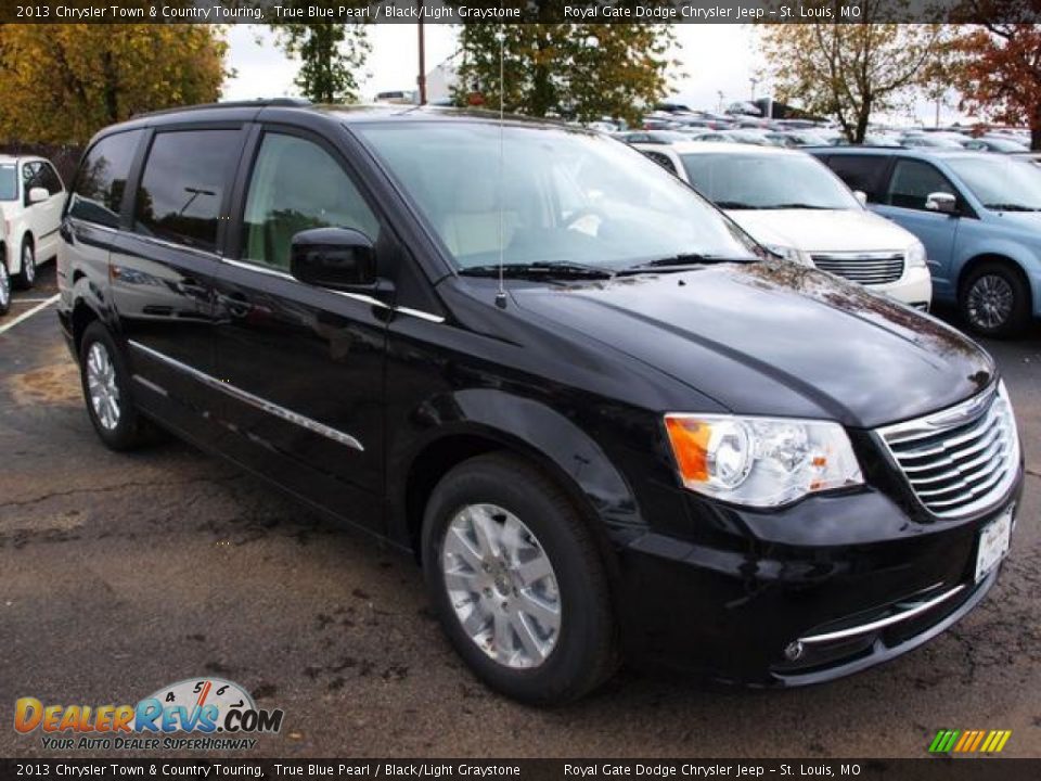 2013 Chrysler Town & Country Touring True Blue Pearl / Black/Light Graystone Photo #2