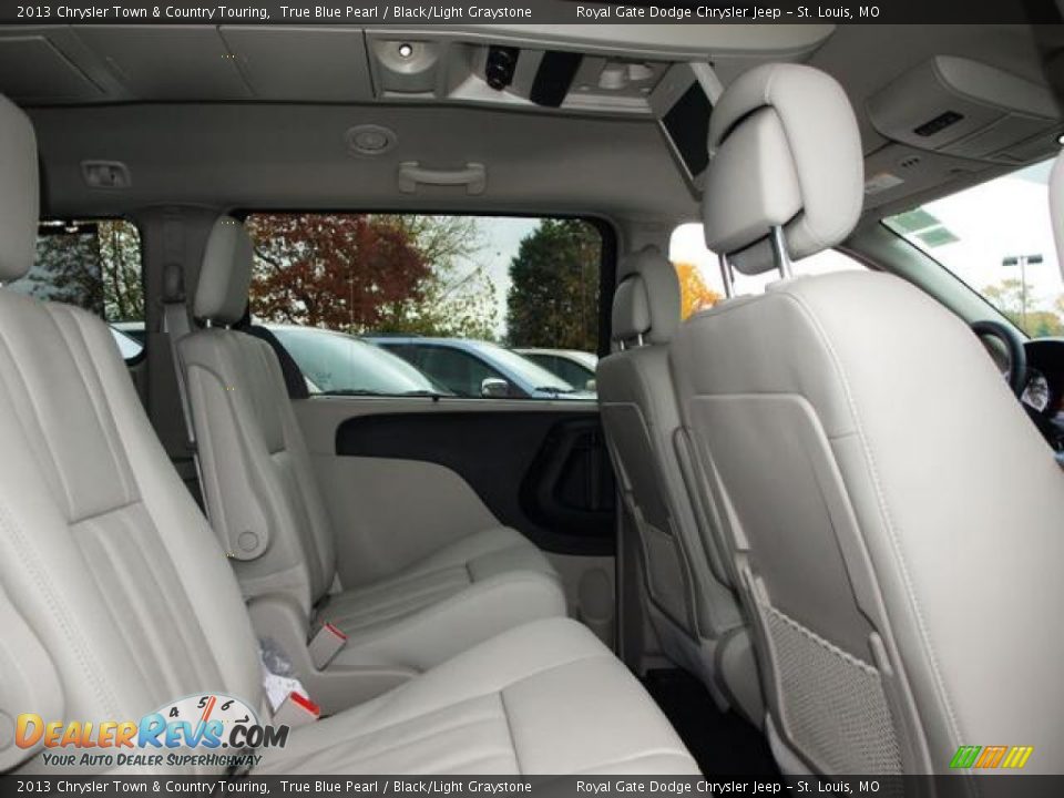 2013 Chrysler Town & Country Touring True Blue Pearl / Black/Light Graystone Photo #4