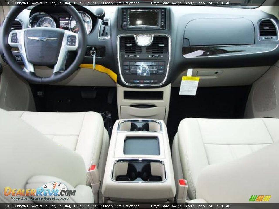 2013 Chrysler Town & Country Touring True Blue Pearl / Black/Light Graystone Photo #5