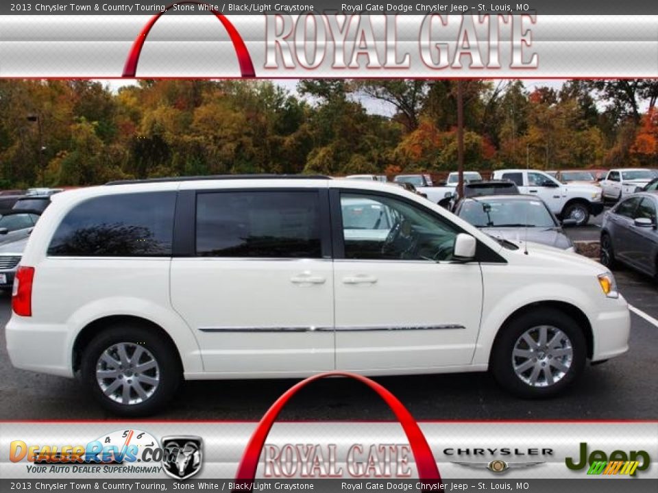 2013 Chrysler Town & Country Touring Stone White / Black/Light Graystone Photo #1