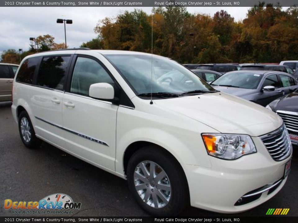 2013 Chrysler Town & Country Touring Stone White / Black/Light Graystone Photo #2