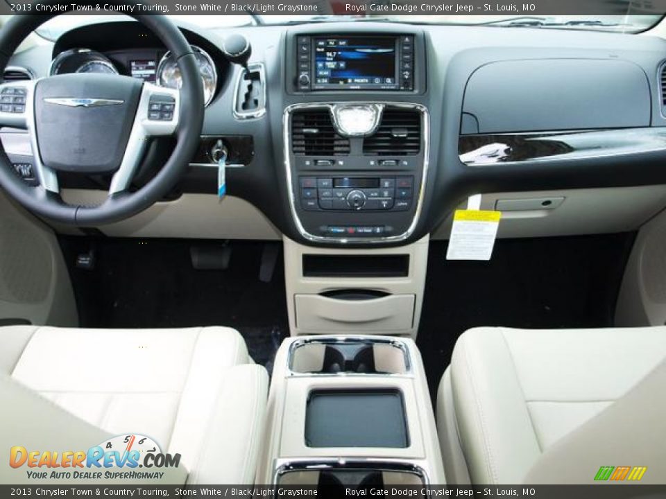 2013 Chrysler Town & Country Touring Stone White / Black/Light Graystone Photo #6