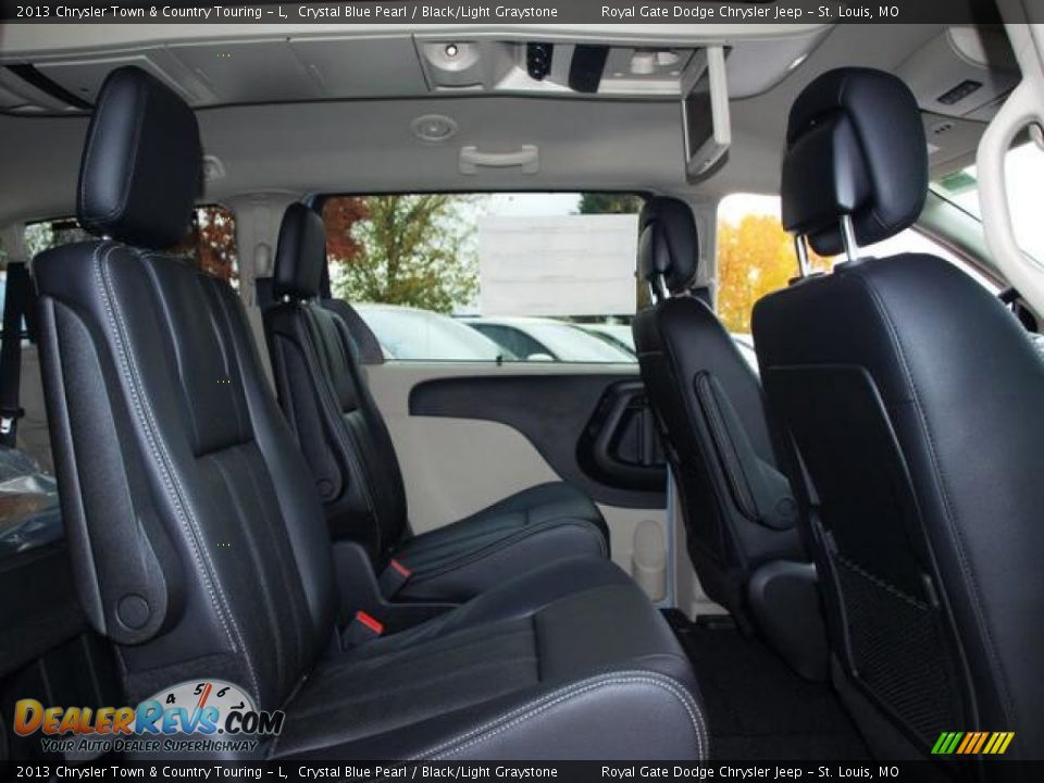 2013 Chrysler Town & Country Touring - L Crystal Blue Pearl / Black/Light Graystone Photo #4