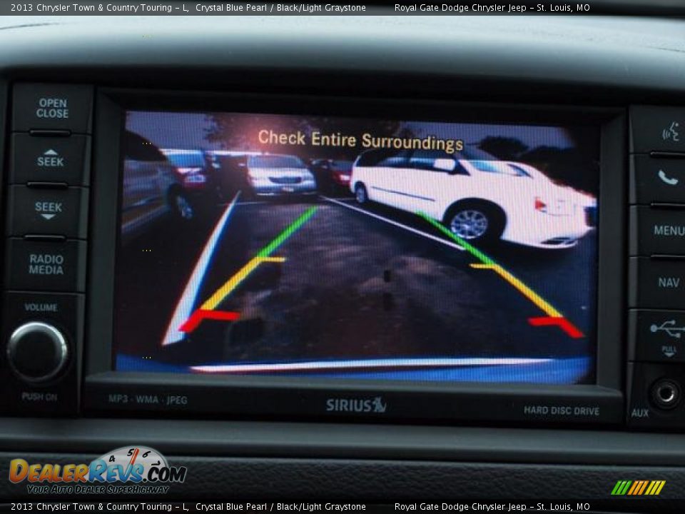 2013 Chrysler Town & Country Touring - L Crystal Blue Pearl / Black/Light Graystone Photo #8