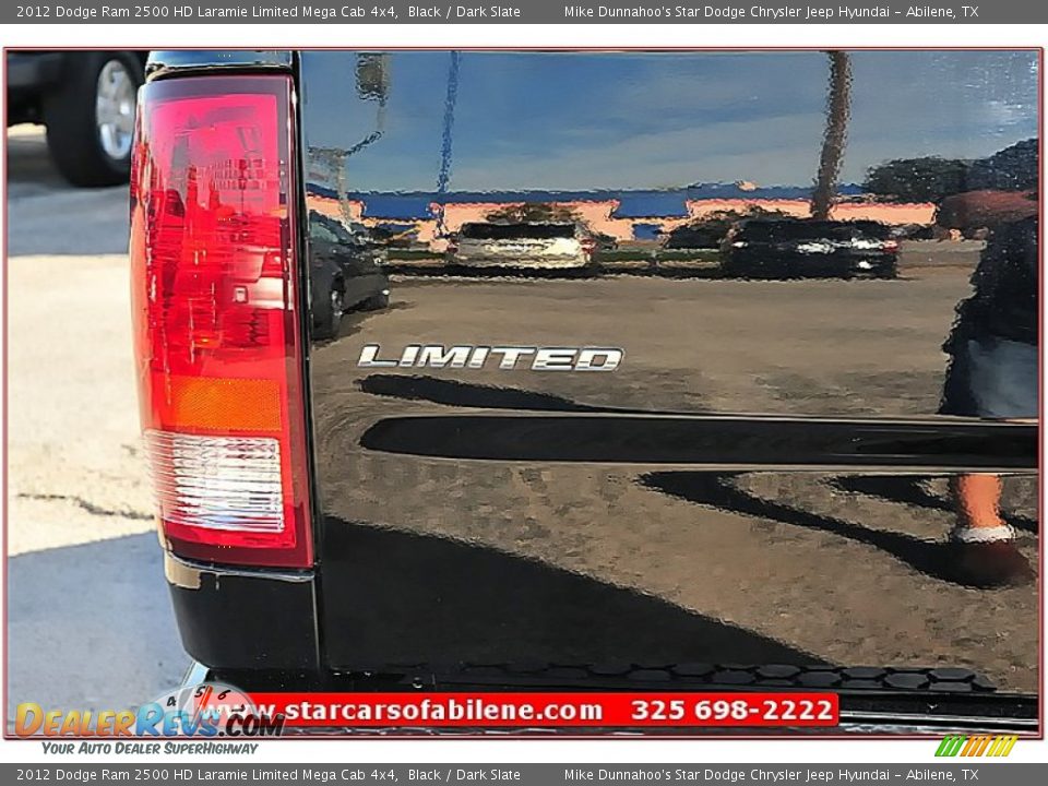 2012 Dodge Ram 2500 HD Laramie Limited Mega Cab 4x4 Black / Dark Slate Photo #7