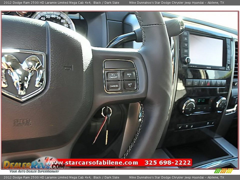 2012 Dodge Ram 2500 HD Laramie Limited Mega Cab 4x4 Black / Dark Slate Photo #20