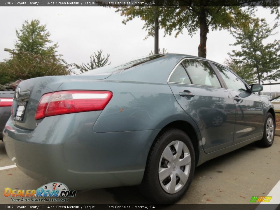 2007 Toyota Camry CE Aloe Green Metallic / Bisque Photo #3