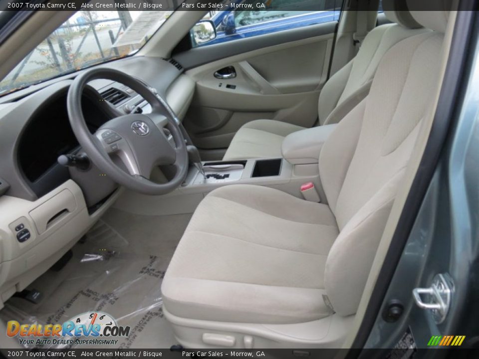 2007 Toyota Camry CE Aloe Green Metallic / Bisque Photo #6