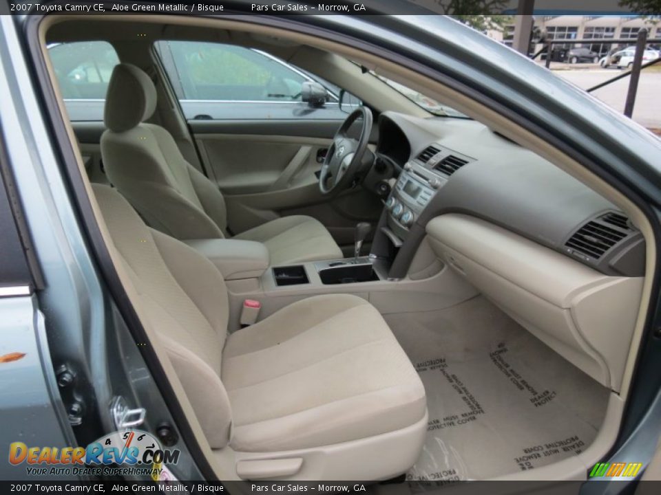 2007 Toyota Camry CE Aloe Green Metallic / Bisque Photo #10