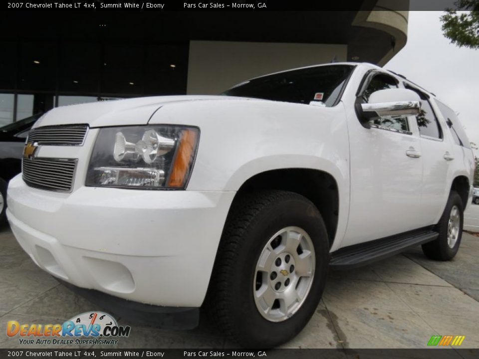 2007 Chevrolet Tahoe LT 4x4 Summit White / Ebony Photo #1