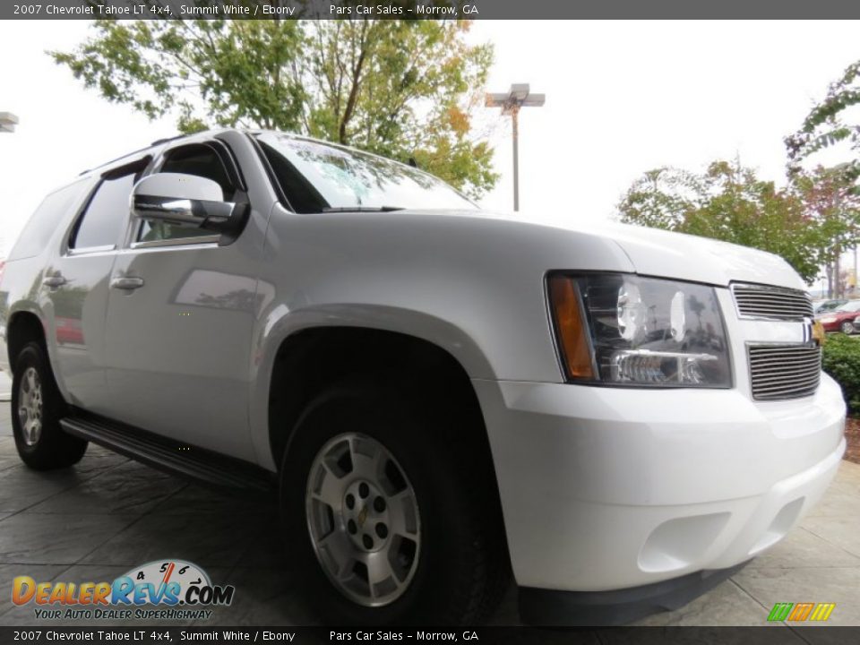 2007 Chevrolet Tahoe LT 4x4 Summit White / Ebony Photo #4