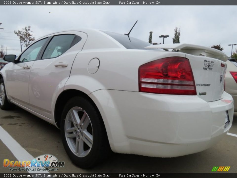 2008 Dodge Avenger SXT Stone White / Dark Slate Gray/Light Slate Gray Photo #2