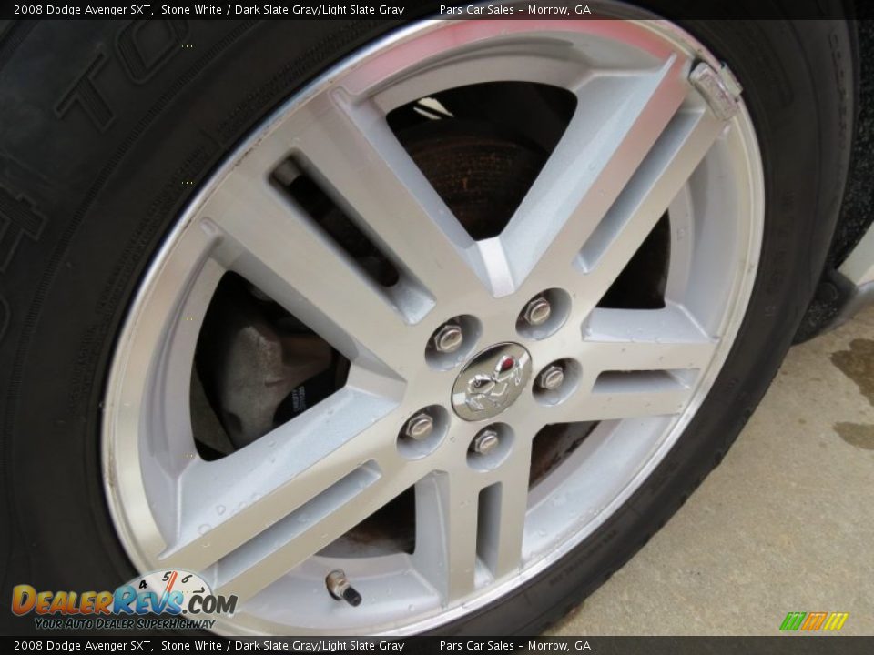 2008 Dodge Avenger SXT Stone White / Dark Slate Gray/Light Slate Gray Photo #5