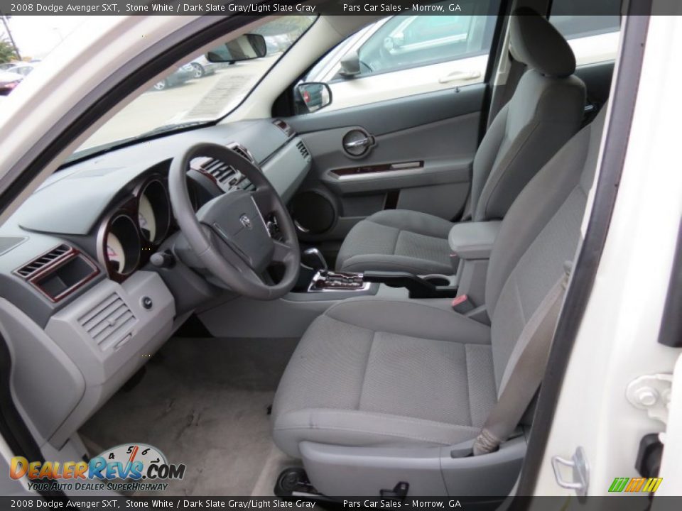 2008 Dodge Avenger SXT Stone White / Dark Slate Gray/Light Slate Gray Photo #6