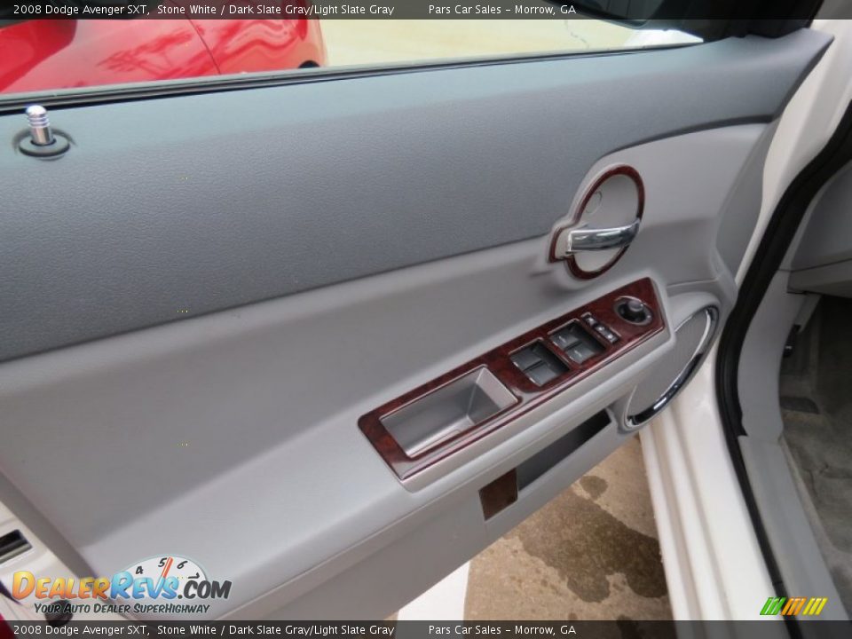 2008 Dodge Avenger SXT Stone White / Dark Slate Gray/Light Slate Gray Photo #7