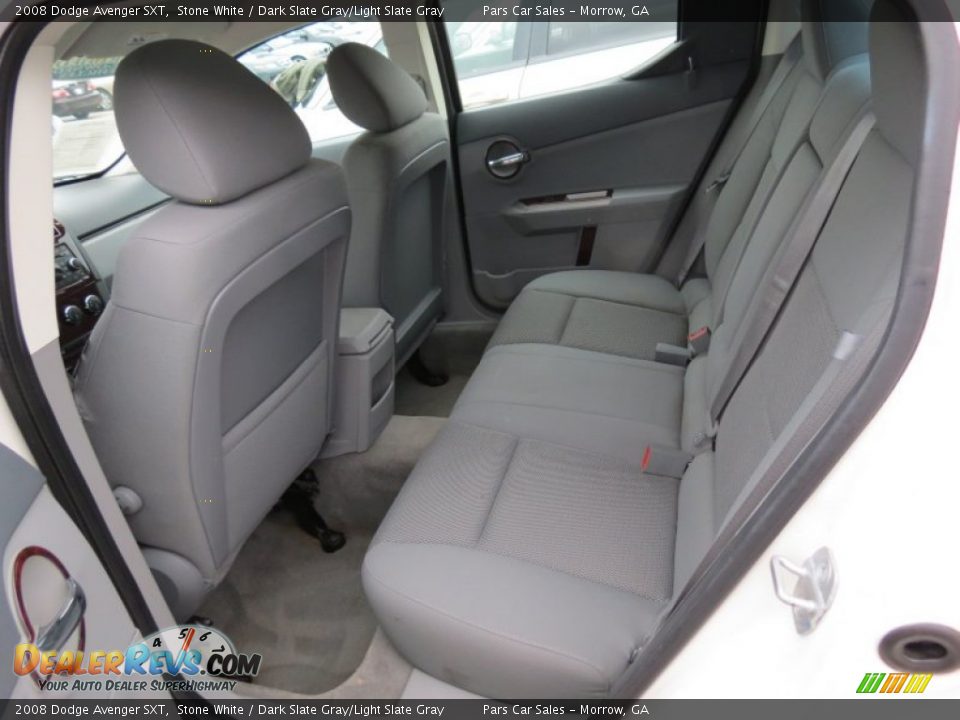 2008 Dodge Avenger SXT Stone White / Dark Slate Gray/Light Slate Gray Photo #8