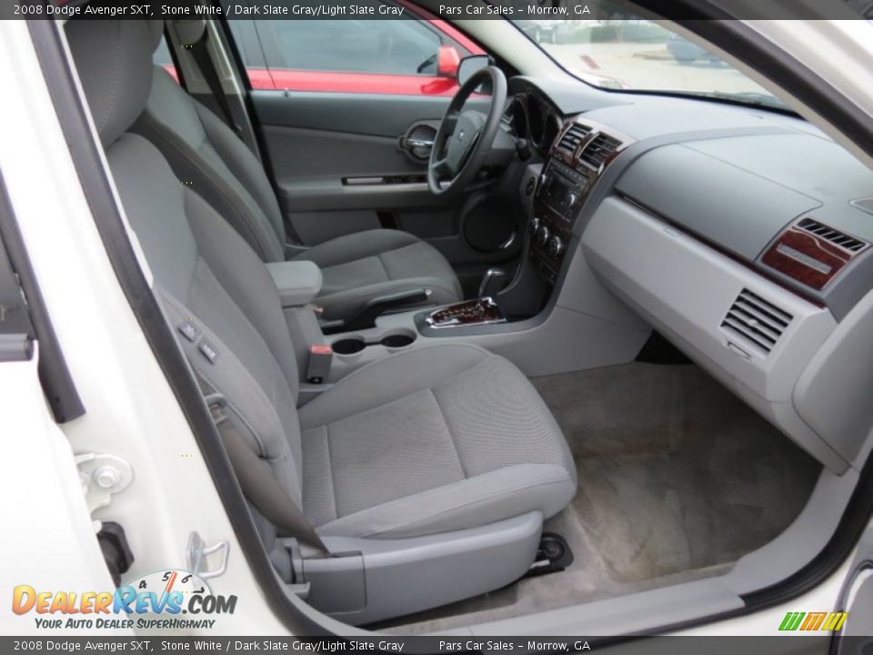 2008 Dodge Avenger SXT Stone White / Dark Slate Gray/Light Slate Gray Photo #10