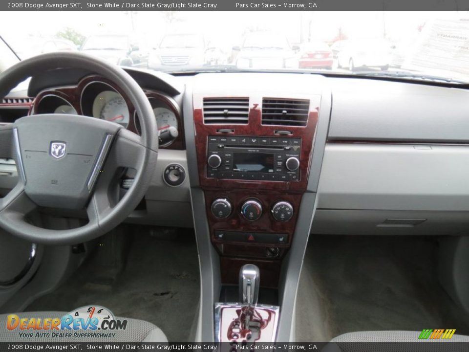 2008 Dodge Avenger SXT Stone White / Dark Slate Gray/Light Slate Gray Photo #11