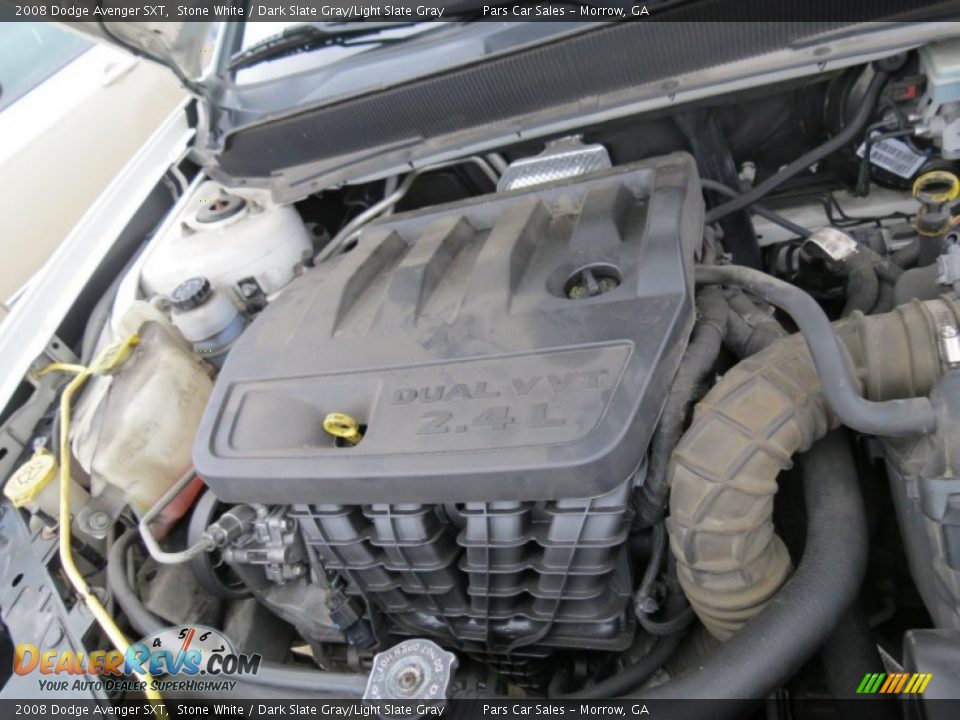 2008 Dodge Avenger SXT Stone White / Dark Slate Gray/Light Slate Gray Photo #13