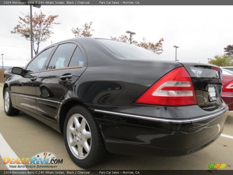 2004 Mercedes-Benz C 240 4Matic Sedan Black / Charcoal Photo #2