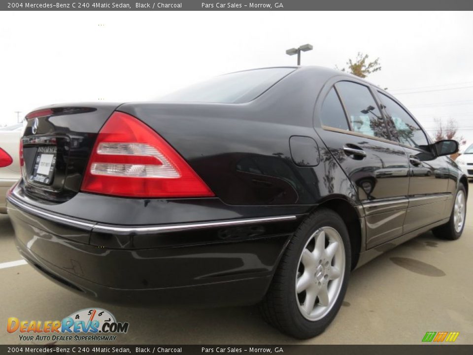 2004 Mercedes-Benz C 240 4Matic Sedan Black / Charcoal Photo #3