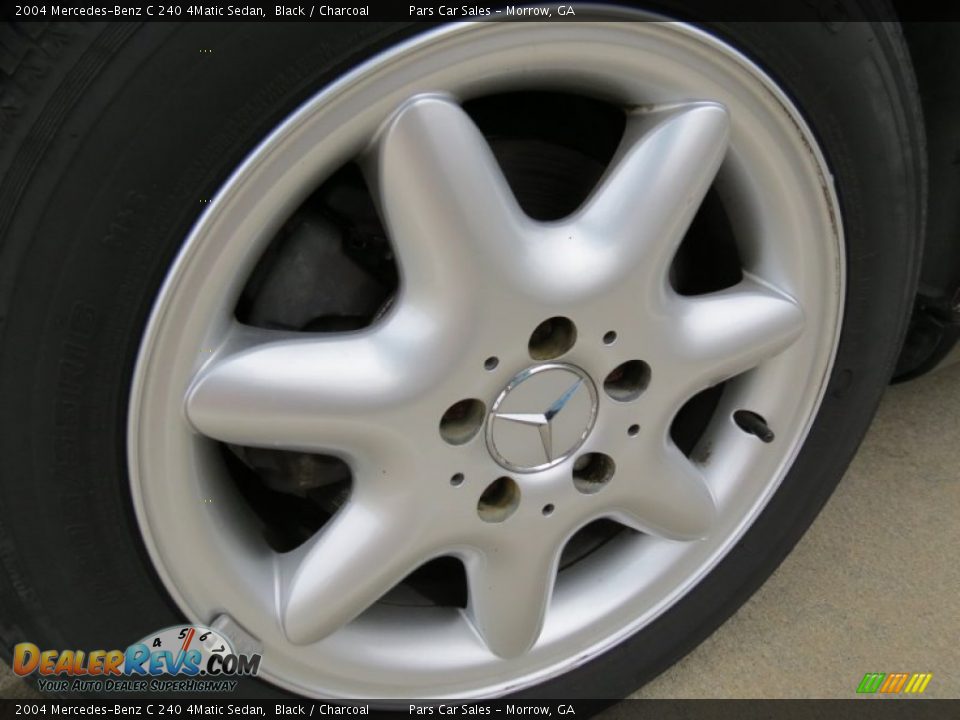 2004 Mercedes-Benz C 240 4Matic Sedan Black / Charcoal Photo #5