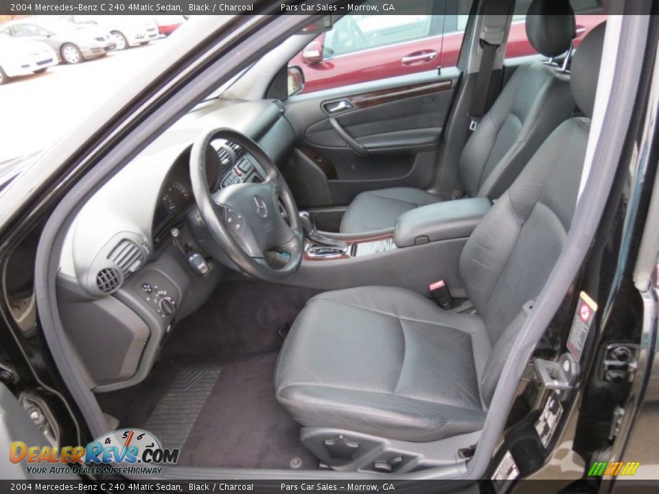 2004 Mercedes-Benz C 240 4Matic Sedan Black / Charcoal Photo #6