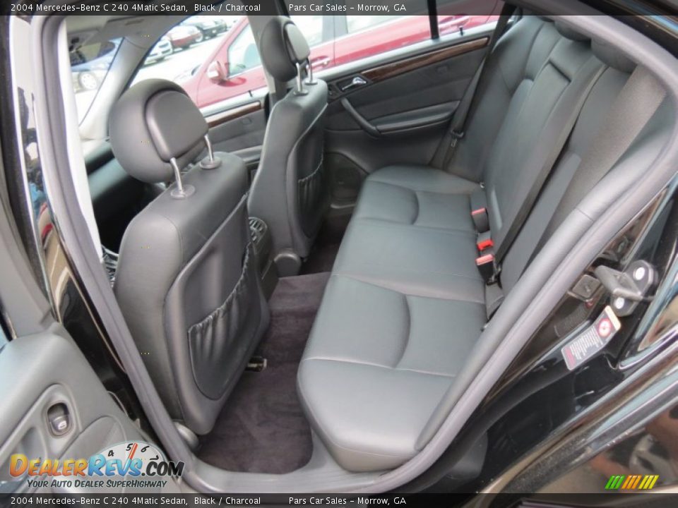 2004 Mercedes-Benz C 240 4Matic Sedan Black / Charcoal Photo #8