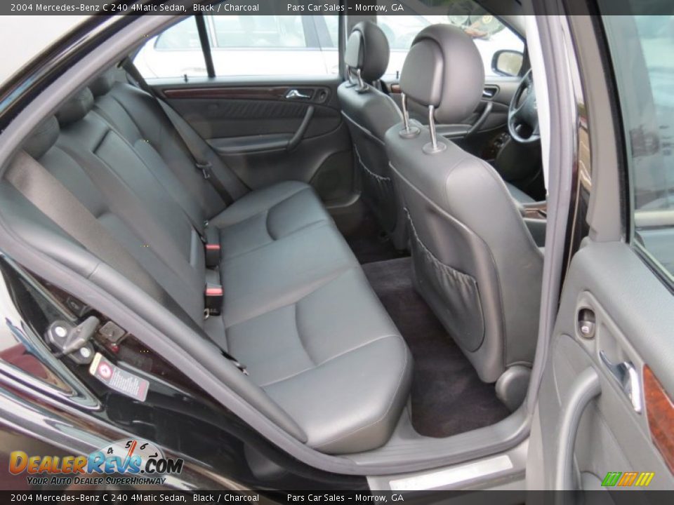 2004 Mercedes-Benz C 240 4Matic Sedan Black / Charcoal Photo #9