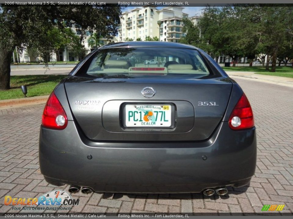 2006 Nissan Maxima 3.5 SL Smoke Metallic / Cafe Latte Photo #2