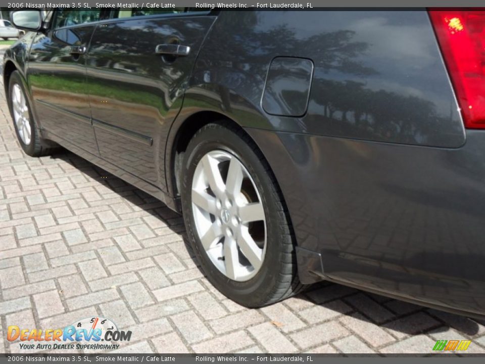 2006 Nissan Maxima 3.5 SL Smoke Metallic / Cafe Latte Photo #21