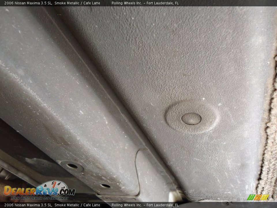 2006 Nissan Maxima 3.5 SL Smoke Metallic / Cafe Latte Photo #32