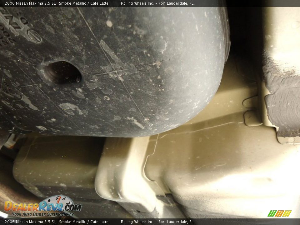 2006 Nissan Maxima 3.5 SL Smoke Metallic / Cafe Latte Photo #33