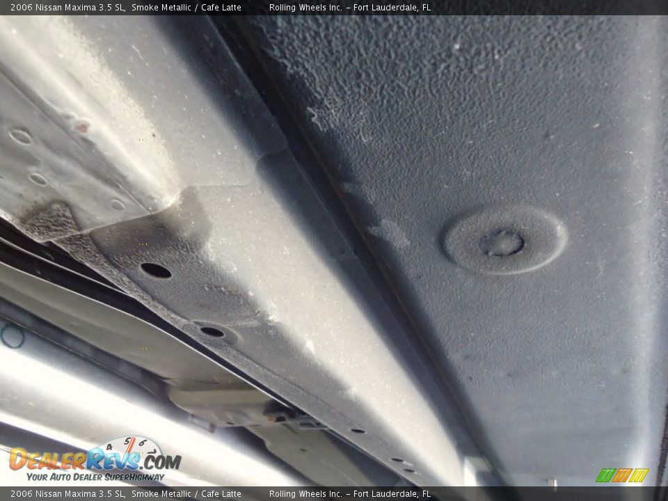 2006 Nissan Maxima 3.5 SL Smoke Metallic / Cafe Latte Photo #34