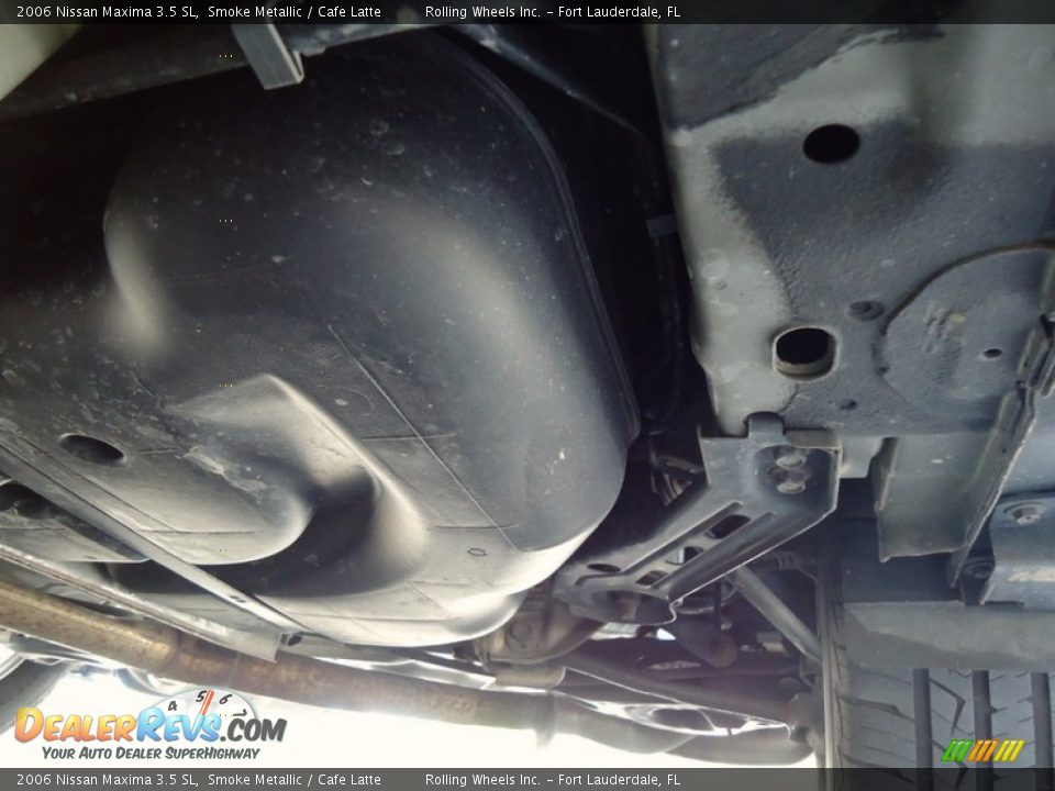 2006 Nissan Maxima 3.5 SL Smoke Metallic / Cafe Latte Photo #35
