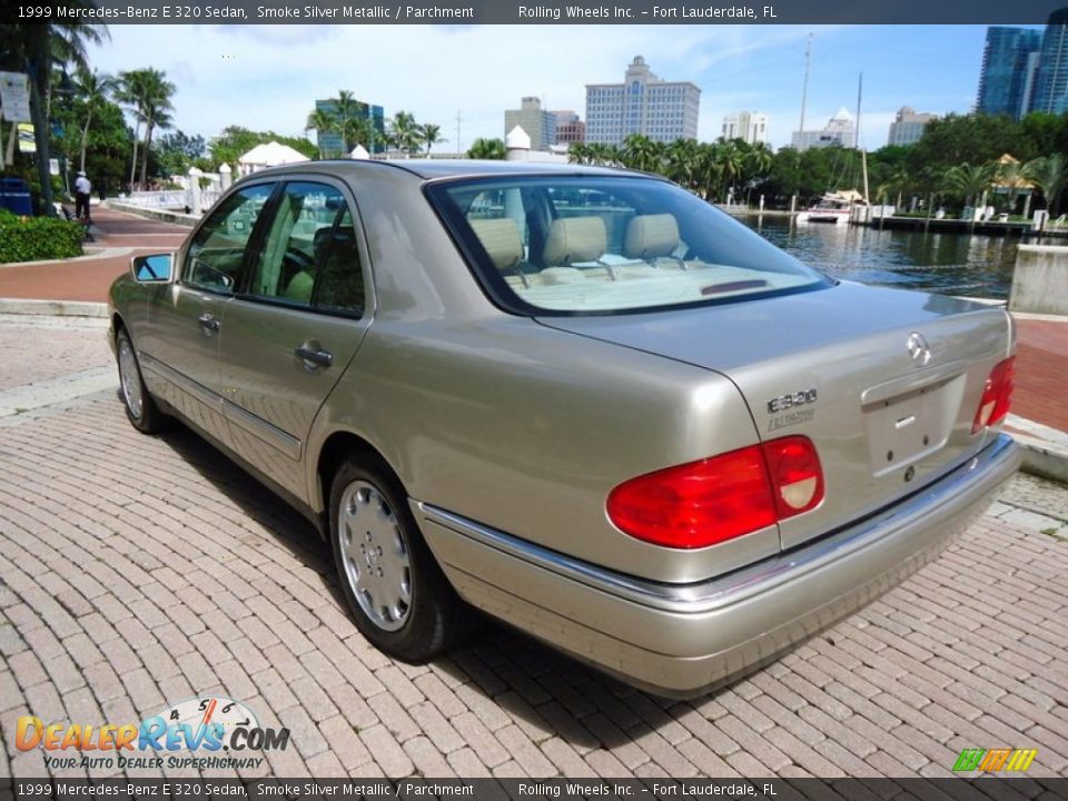 1999 Mercedes-Benz E 320 Sedan Smoke Silver Metallic / Parchment Photo #3