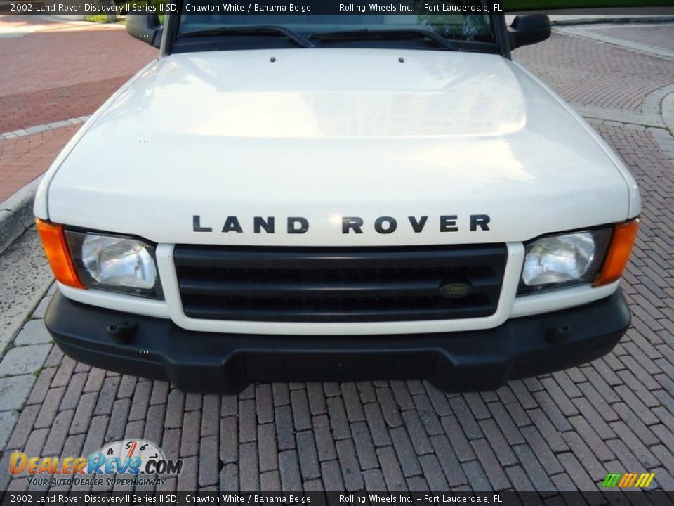 2002 Land Rover Discovery II Series II SD Chawton White / Bahama Beige Photo #14