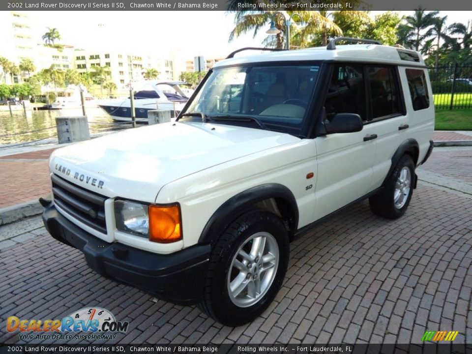 2002 Land Rover Discovery II Series II SD Chawton White / Bahama Beige Photo #15
