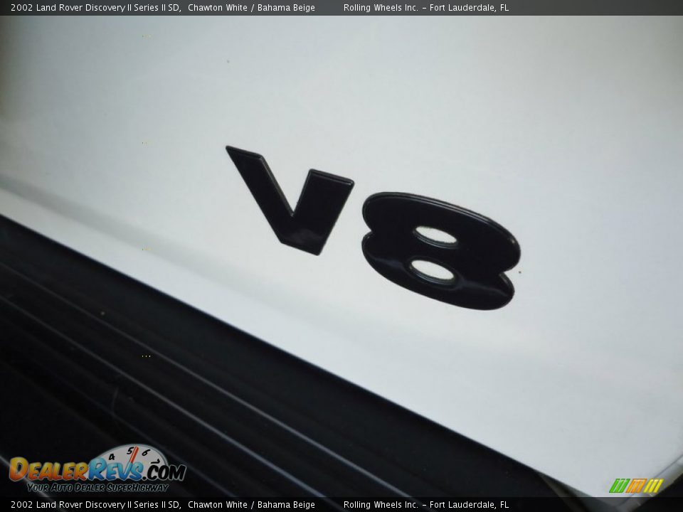 2002 Land Rover Discovery II Series II SD Chawton White / Bahama Beige Photo #16